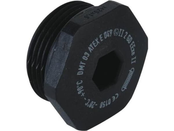Kaiser Elektro Blind Plug M50 Muovi Musta 25 kpl