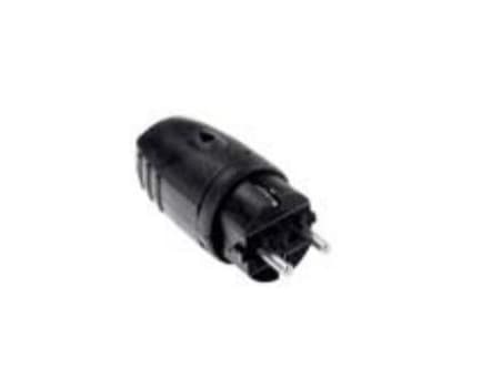 Bachmann 913.171, Sort, Gummi, Gummi, Termoplast, IP44, 250 V, 16 A