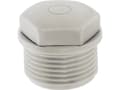 Miniatyrbilde 3 av 5: LAPP 52020573 SKINDICHT WN-M 63X1,5 Blindprop med gennemtrængelig membran M63 Polyethylen Gråhvid (RAL 7035) 10 stk