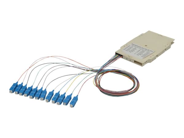 ASSMANN - Spleiseboks for fiberoptikk - SC MM X 12 - hvit, RAL 9010