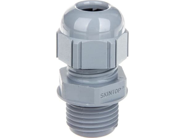 Lapp Kabel Polyamide cable gland M16 IP68 SKINTOP STR ISO M 16x1.5 dark gray 53017110