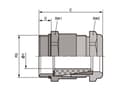 Miniatyrbilde 3 av 5: Lapp 52002600, Rustfritt stål, Messing, 1 stykker, -20 - 80 °C
