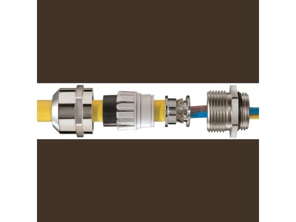 Wiska EMSKV 50 EMV-Z 10065022 Kabelgenomföring M50 Mässing Mässing 10 st
