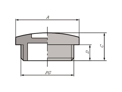 Lapp SKINDICHT 52003390, Rustfritt stål, Messing, Nickel, 1 stykker, -20 - 100 °C