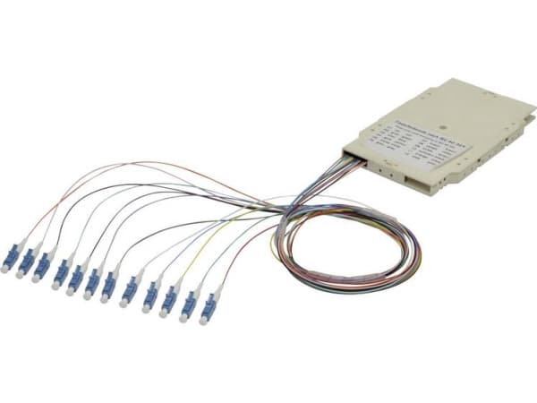 ASSMANN - Spleiseboks for fiberoptikk - LC SM X 12 - hvit, RAL 9010