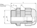 Miniatyrbilde 1 av 3: Lapp SKINTOP ST, Sort, Polyamid, PG42, IP68