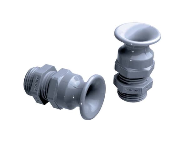 LAPP SKINTOP® BT PG 9 53015410 Kabelforskruning med bøjebeskyttelse PG9 Polyamid Sølvgrå (RAL 7001) 100 stk