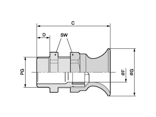 LAPP SKINTOP® BT PG 9 53015410 Kabelforskruning med bøjebeskyttelse PG9 Polyamid Sølvgrå (RAL 7001) 100 stk