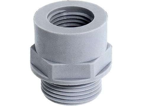 LAPP 52100323 SKINDICHT A-PG/M 9/16X1,5 Kabelforskruning adapter PG9 M16 Polyamid Gråhvid (RAL 7035) 25 stk