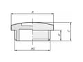 Miniatyrbilde 2 av 4: LAPP 54001610 SKINDICHT BL PG 7 +0-RING Blindprop med O-ring PG7 Messing Natur 100 stk