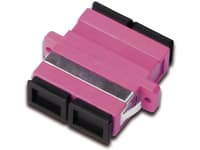 DIGITUS Professional - Verkkoliitin - SC multimode (naaras) SC multimode (naaras) - valokuitu - OM4 - RAL 4003