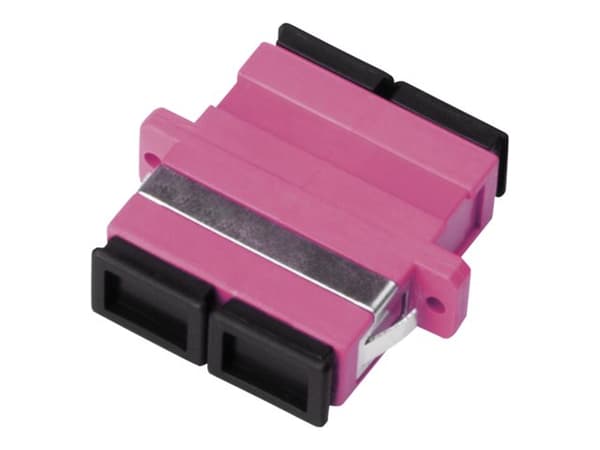 DIGITUS Professional - Verkkoliitin - SC multimode (naaras) SC multimode (naaras) - valokuitu - OM4 - RAL 4003
