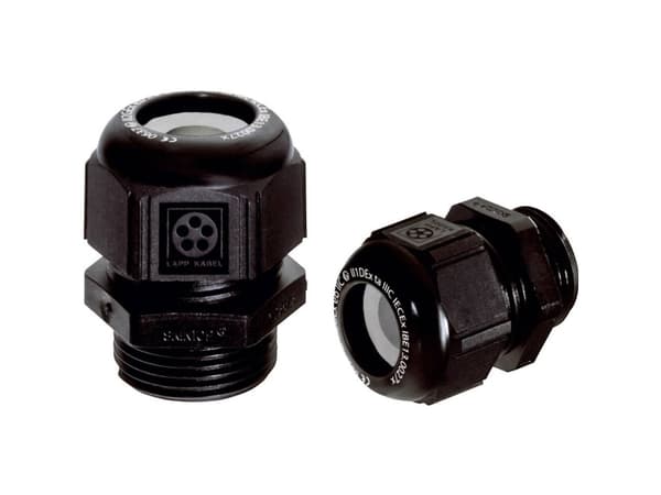 Lapp SKINTOP KR-M ATEX plus, Sort, Elastomer, Polyamid, IP68