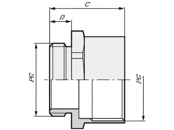 LAPP 52021000 SKINDICHT ZS-XL PG 42 Kabelforskruning forlænger PG42 PG42 Polyethylen Natur 10 stk