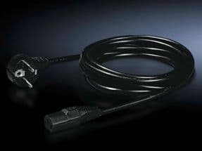Rittal - Strømkabel - power CEE 7/7 (hann) til power IEC 60320 C13 - 1.8 m - for CMC