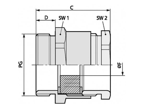 LAPP SKINDICHT® SVRE PG 9 52005540 Kabelforskruning PG9 Messing Messing 100 stk