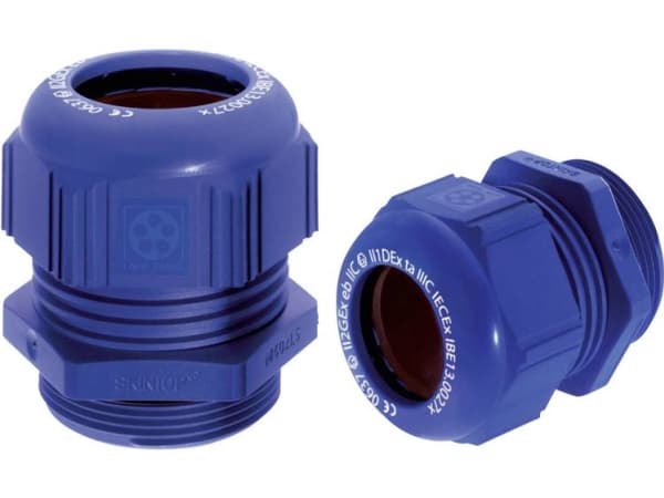 Lapp SKINTOP 54115450, Blå, Elastomeeri, Polyamidi, 10 stk, M40, IP68, -20 - 80 °C
