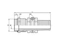 Miniatyrbilde 3 av 4: Lapp 52001070, Metallisk, Messing, 25 stykker, PG16/15, IP65, -20 - 80 °C