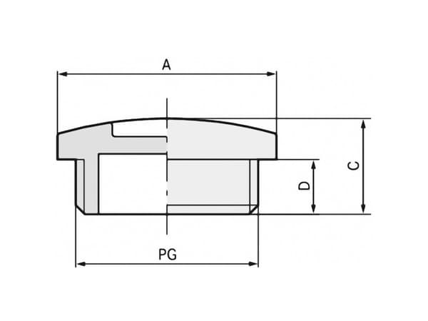 LAPP SKINDICHT BLK-GL PG7 RAL 7035 LGY Blindprop PG7 Polystyrol Gråhvid (RAL 7035) 100 stk