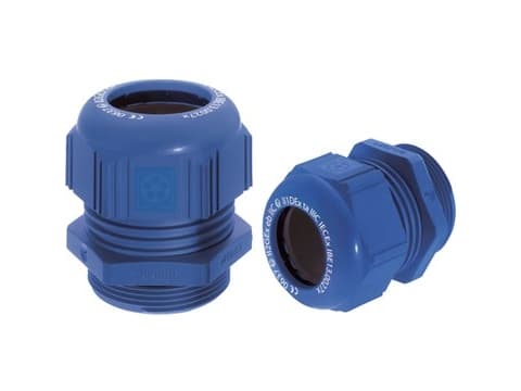 Lapp SKINTOP 54115420, Blå, Elastomer, Polyamid, 50 stykker, M20, IP68, -20 - 80 °C