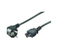 Miniatyrbild 5 av 5: MicroConnect - Strömkabel - IEC 60320 C5 till power CEE 7/7 (hane) vinklad - 3 m - svart