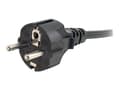 Miniatyrbilde 3 av 5: C2G Universal Power Cord - Strømkabel - power CEE 7/7 (hann) til power IEC 60320 C13 - 3 m - formstøpt - svart - Europa