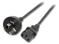 MicroConnect PowerCord - Strømkabel - power IEC 60320 C13 til strøm, australsk 3-pin (hann) - 1.8 m - svart - Australia