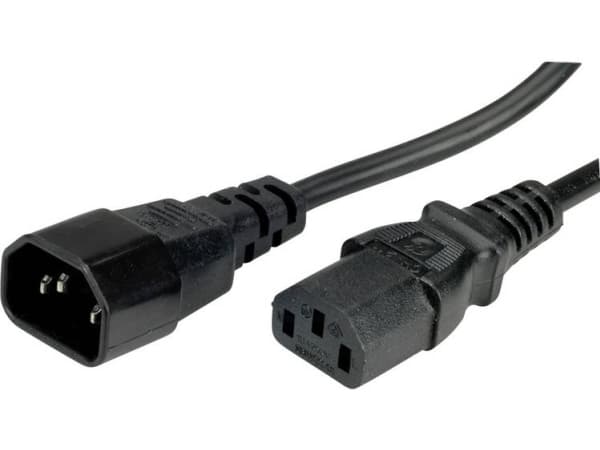 Value 19.99.1515, 1,8 m, C14 liitin, C13 liitin, 250 V, 10 A