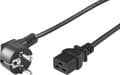 Pikkukuva 4 / 4: MicroConnect - Strømkabel - CEE 7/7 (han) vinklet til IEC 60320 C19 lige - AC 250 V - 16 A - 1 m - lajittelu