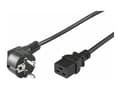 Pikkukuva 2 / 4: MicroConnect - Strømkabel - CEE 7/7 (han) vinklet til IEC 60320 C19 lige - AC 250 V - 16 A - 1 m - lajittelu