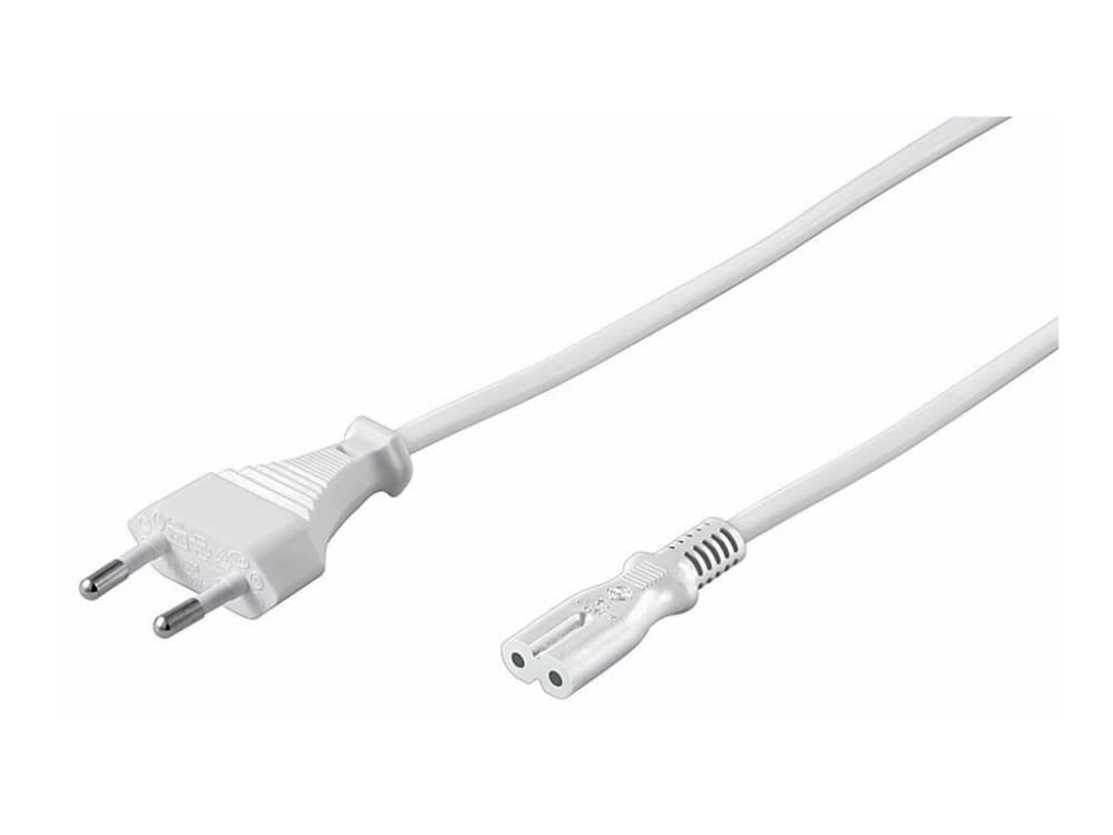 MicroConnect Power Cord Notebook - Strömkabel - 1.5 m - vit