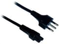 Miniatyrbilde 4 av 5: MicroConnect - Strømkabel - IEC 60320 C5 til CEI 23-16/VII (hann) - 1.8 m - svart