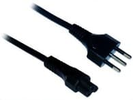 MicroConnect - Strømkabel - IEC 60320 C5 til CEI 23-16/VII (hann) - 1.8 m - svart
