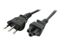 MicroConnect - Strømkabel - IEC 60320 C5 til CEI 23-16/VII (hann) - 1.8 m - svart