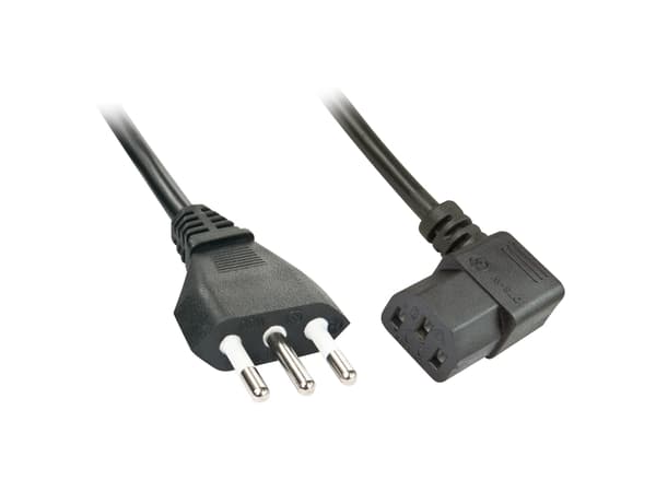 Lindy 30346 strømkabel Sort 2 m C13 kopling