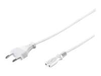 MicroConnect - Strømkabel - 10 m - hvit