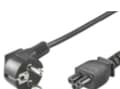 Miniatyrbilde 4 av 5: MicroConnect - Strømkabel - IEC 60320 C5 til power CEE 7/7 (hann) vinklet - 50 cm - svart