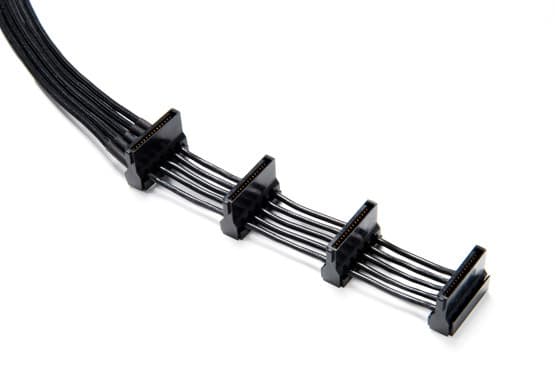 be quiet! S-ATA POWER CABLE CS-3440 - Strømkabel - SATA-strøm - 42 cm - svart