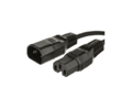 Miniatyrbilde 5 av 5: MicroConnect - Strømkabel - IEC 60320 C15 til IEC 60320 C14 - 3 m - svart