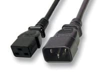 MicroConnect - Strømforlengelseskabel - IEC 60320 C19 til IEC 60320 C20 - 5 m - svart