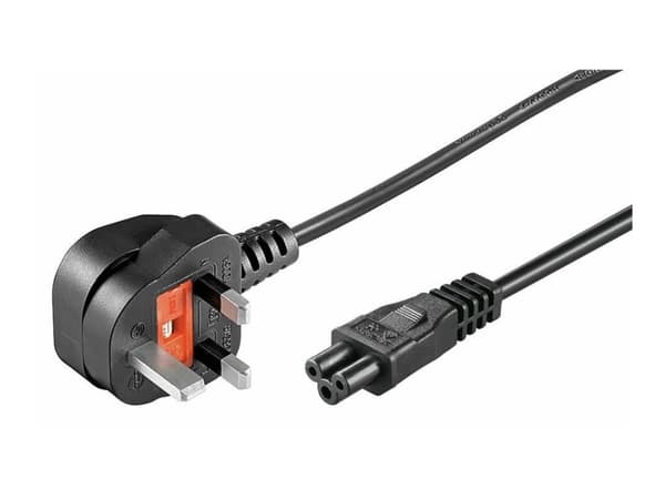 MicroConnect - Strømkabel - strøm til IEC 60320 C5 - 2 m - svart - Storbritannia