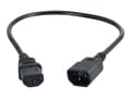Miniatyrbilde 4 av 5: C2G Computer Power Cord Extension - Strømforlengelseskabel - power IEC 60320 C13 til IEC 60320 C14 - AC 250 V - 2 m