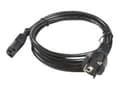 Miniatyrbilde 3 av 5: MicroConnect - Strømkabel - IEC 60320 til IEC 60320 - 1.8 m - svart