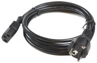 MicroConnect - Strømkabel - IEC 60320 til IEC 60320 - 1.8 m - svart