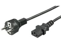 MicroConnect - Strømkabel - IEC 60320 til IEC 60320 - 1.8 m - svart