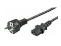 Miniatyrbilde 1 av 5: MicroConnect - Strømkabel - IEC 60320 til IEC 60320 - 1.8 m - svart