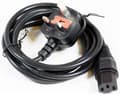 Miniatyrbilde 4 av 5: MicroConnect - Strømkabel - BS 1363 til power IEC 60320 C13 - 3 m - Storbritannia