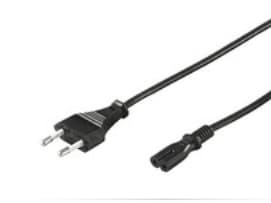MicroConnect Power Cord Notebook - Strømkabel - 2-pole (hunn) til 2-pole (hann) - 5 m - svart - for NEC NP300, NP305, NP310, NP400, NP405, NP410, NP5