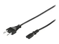 MicroConnect Power Cord Notebook - Strömkabel - 2-polig (hona) till 2-polig (hane) - 5 m - svart - för NEC NP300, NP305, NP310, NP400, NP405, NP410,