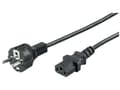 Miniatyrbild 3 av 5: goobay NK 106 S - Strömkabel - power IEC 60320 C13 till CEE 7/7 (hane) - AC 250 V - 2 m - svart